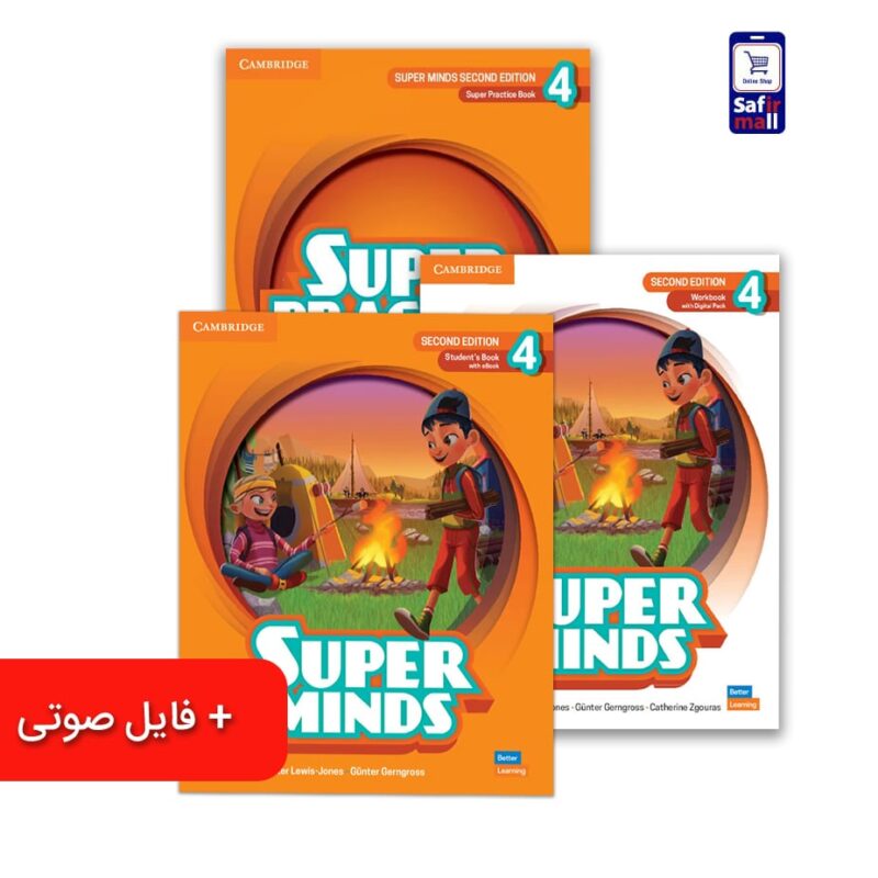 کتاب Super Minds 4 سطح (M1 – M5)