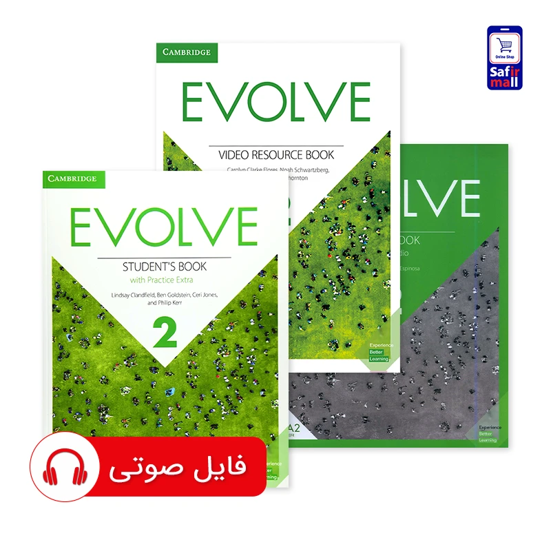 پک کتاب Evolve 2 + کتاب فعالیت های ویدئویی