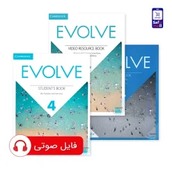 پک کتاب Evolve 4 + کتاب فعالیت های ویدئویی