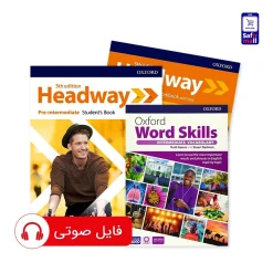 پک‌کتاب Headway(5th edition) – Pre-Intermediate + کتاب Oxford Word Skills Intermediate